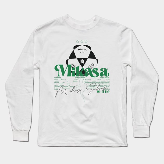 Mikasa Sukasa Long Sleeve T-Shirt by Earthquake